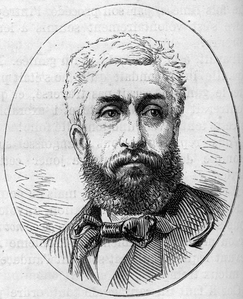 Philippe Rousseau (1816-1888) francia festő portréja. Metszet a „” Le Monde Illustré”” 890. számában, 1874. május 2.. alkotó: French School