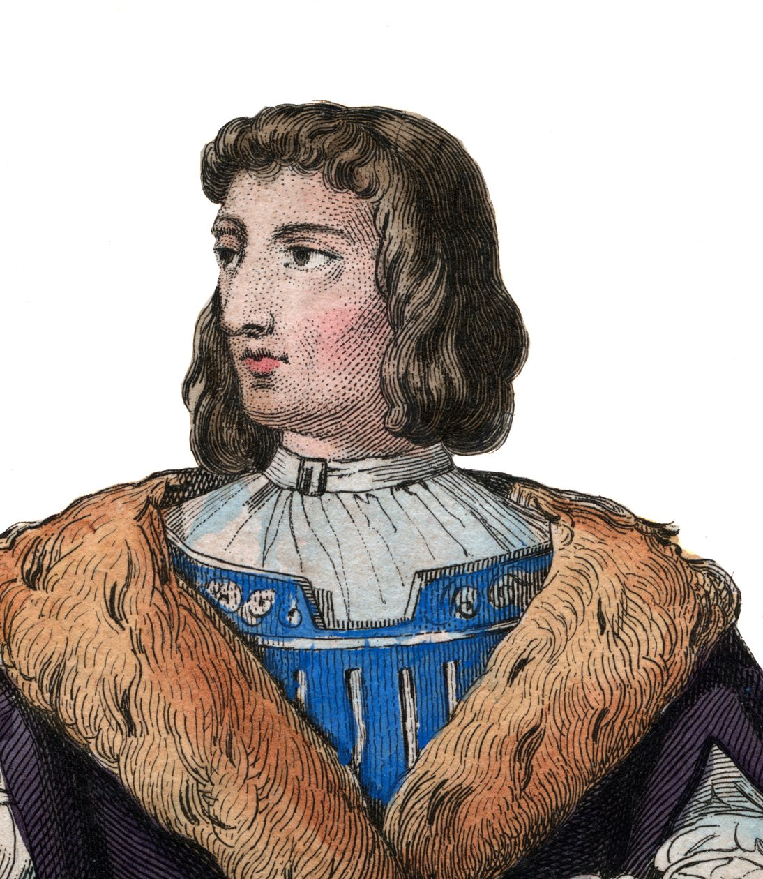 Philippe de Commines (1447-1511) francia író és diplomata portréja. alkotó: French School