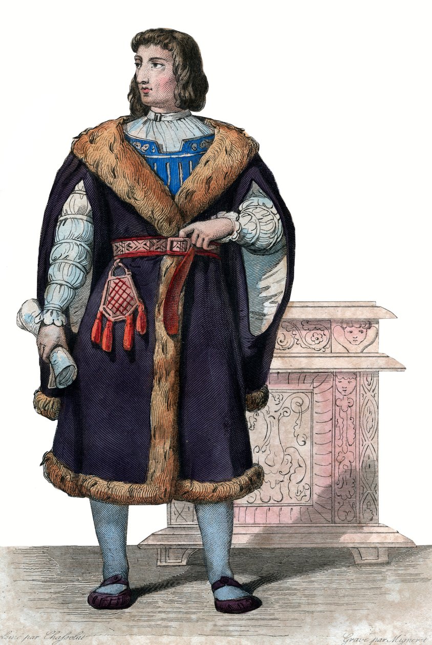 Philippe de Commines (Commynes vagy Comines) (1447-1511) francia író és diplomata portréja. alkotó: French School