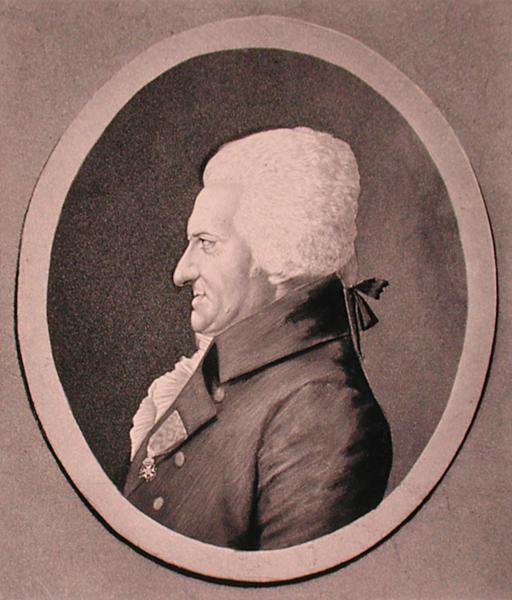 Pierre-Alexandre Monsigny (1729-1817) portréja Edme Quenedey (1756-1830) metszetével (metszet) alkotó: French School