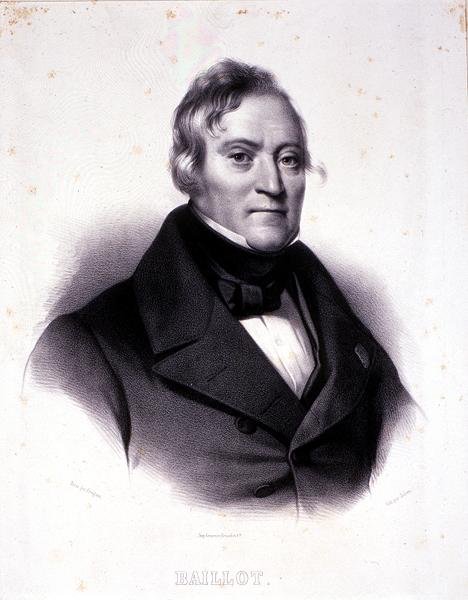 Pierre Baillot (1771-1842) portréja, amelyet Julien metszett (litho) alkotó: French School