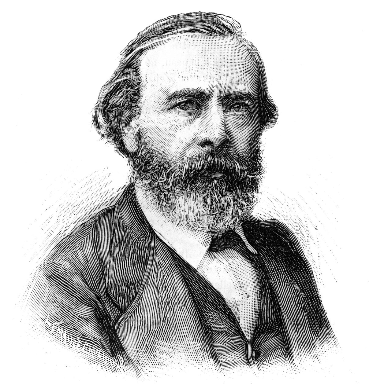 Pierre Edouard (Pierre-Edouard) Frere (1819-1886) francia festő portréja. Metszet a „” The Illustrated World”-ben, június 5 alkotó: French School