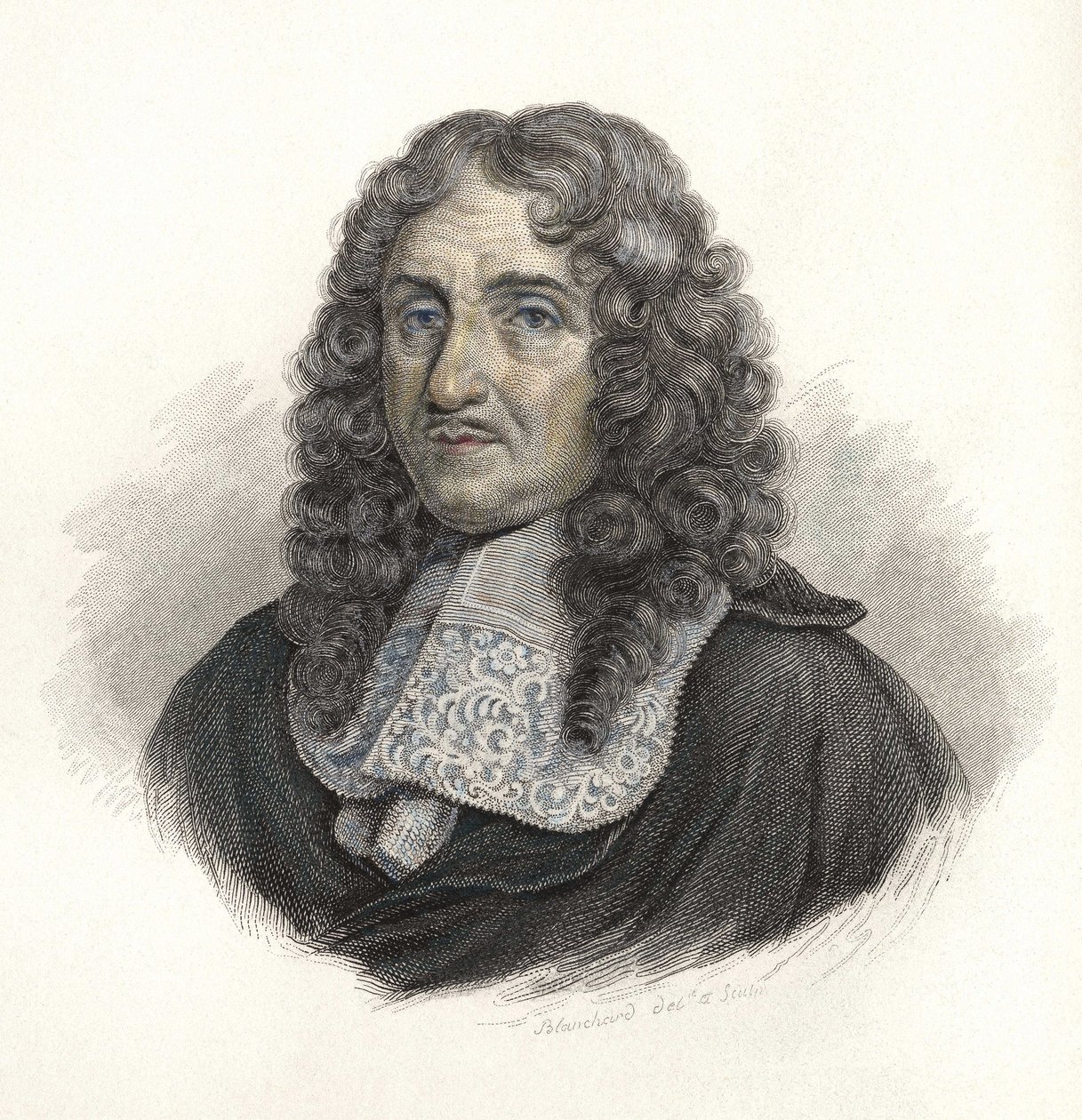 Pierre Paul de Riquet (1604-1680) francia mérnök portréja. a „Hasznos férfiak portréi” című részben alkotó: French School