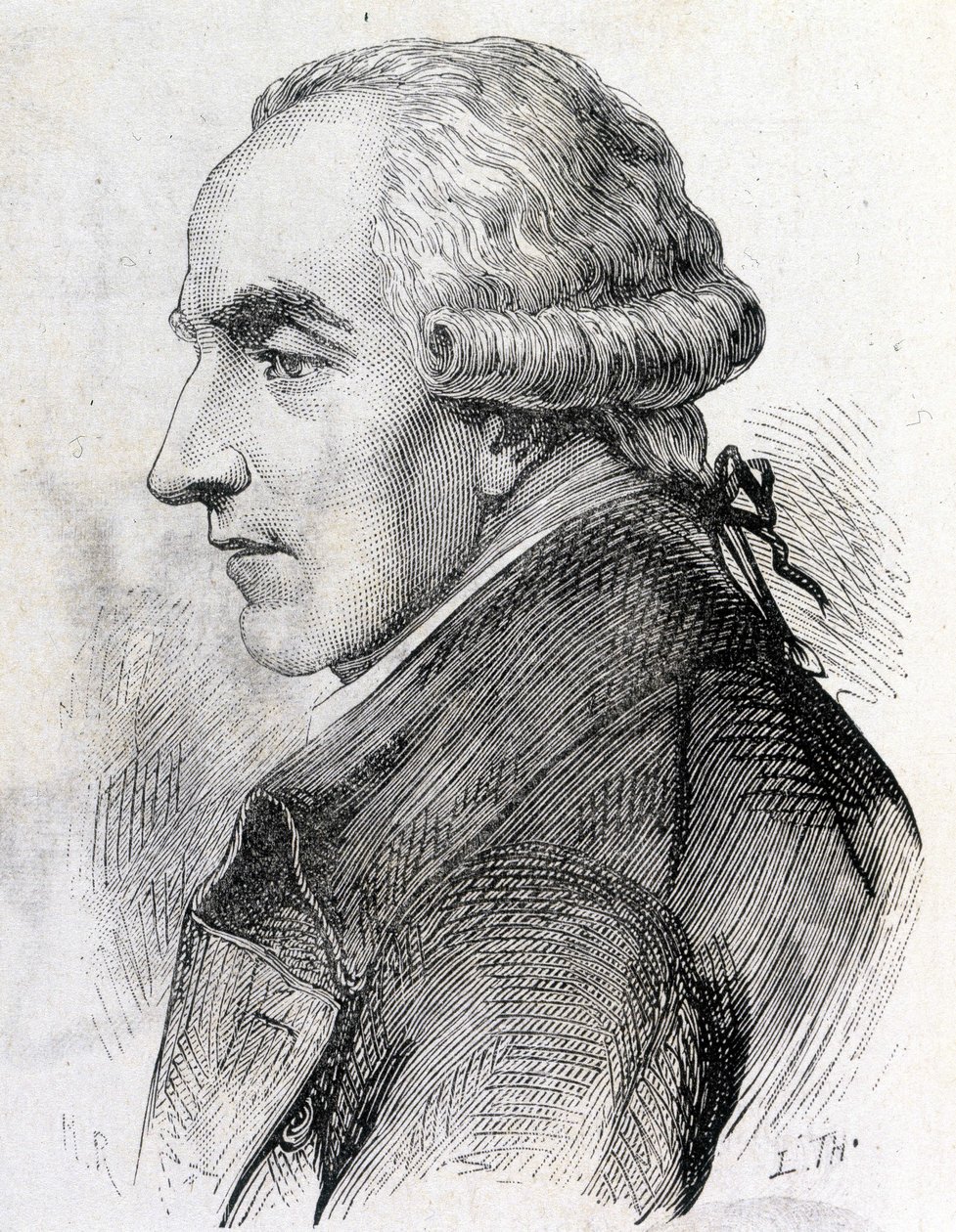Pierre Simon de Laplace (1747-1827) francia csillagász, matematikus és fizikus portréja – az „Album de la Science; jeles tudósok; Nagy felfedezések””” 1896. alkotó: French School