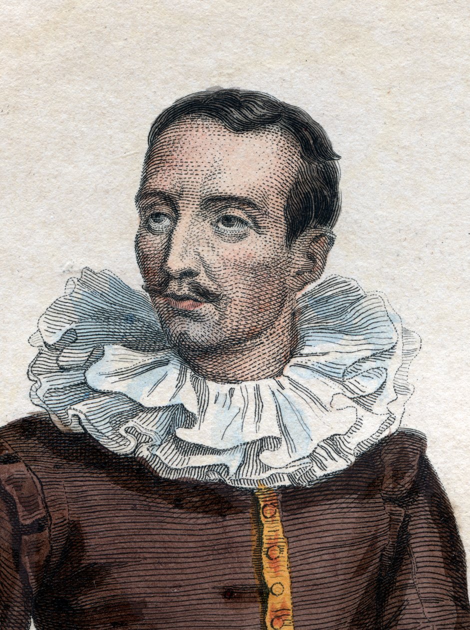 Pierre de Bourdeille, Brantome urának (és apátjának) (1535-1614), francia történész, katona és életrajzíró portréja. alkotó: French School