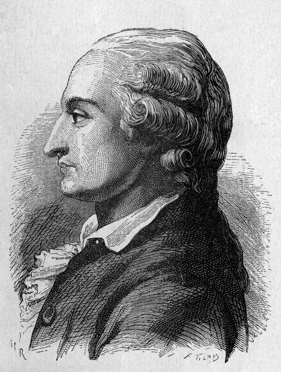 Pilâtre de Rozier (1756 - 1785), francia fizikus és repülőmérnök portréja (első utazás hőlégballonnal) - az „Album de la Science; jeles tudósok; Nagy felfedezések””” 1896. alkotó: French School