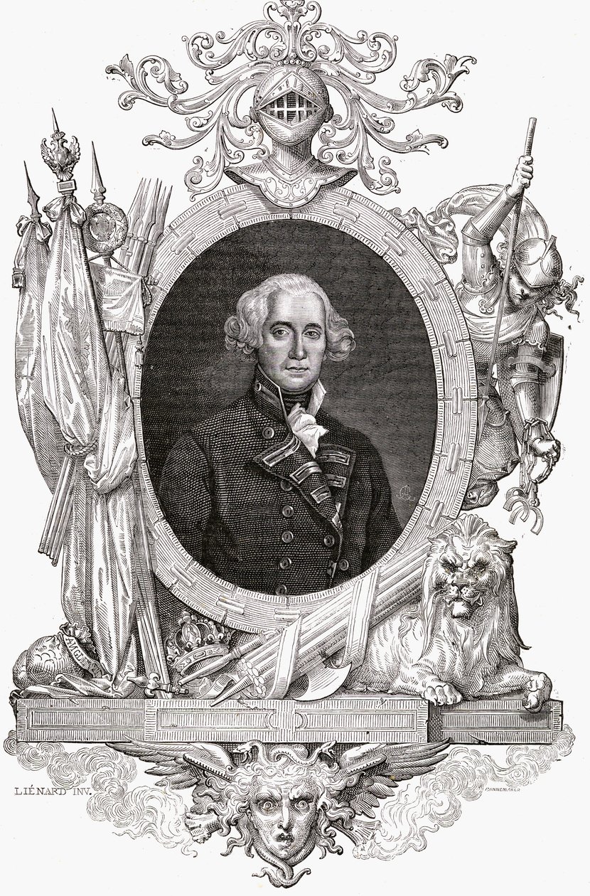 Richard, Earl Howe (1726-99) angol tengerésztiszt portréja alkotó: French School