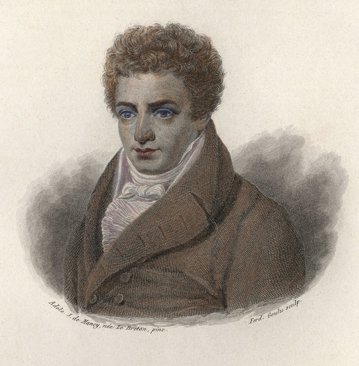 Robert Fulton (1765-1815) amerikai mérnök portréja. A „” Hasznos férfiak portréiban”” alkotó: French School