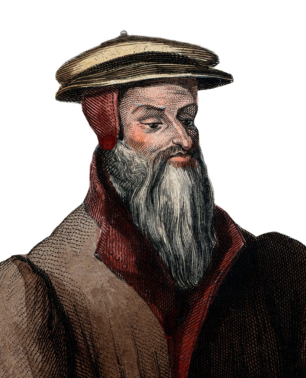 Robert I Estienne (Robert Stephens) (1503-1559) francia nyomdász portréja. alkotó: French School