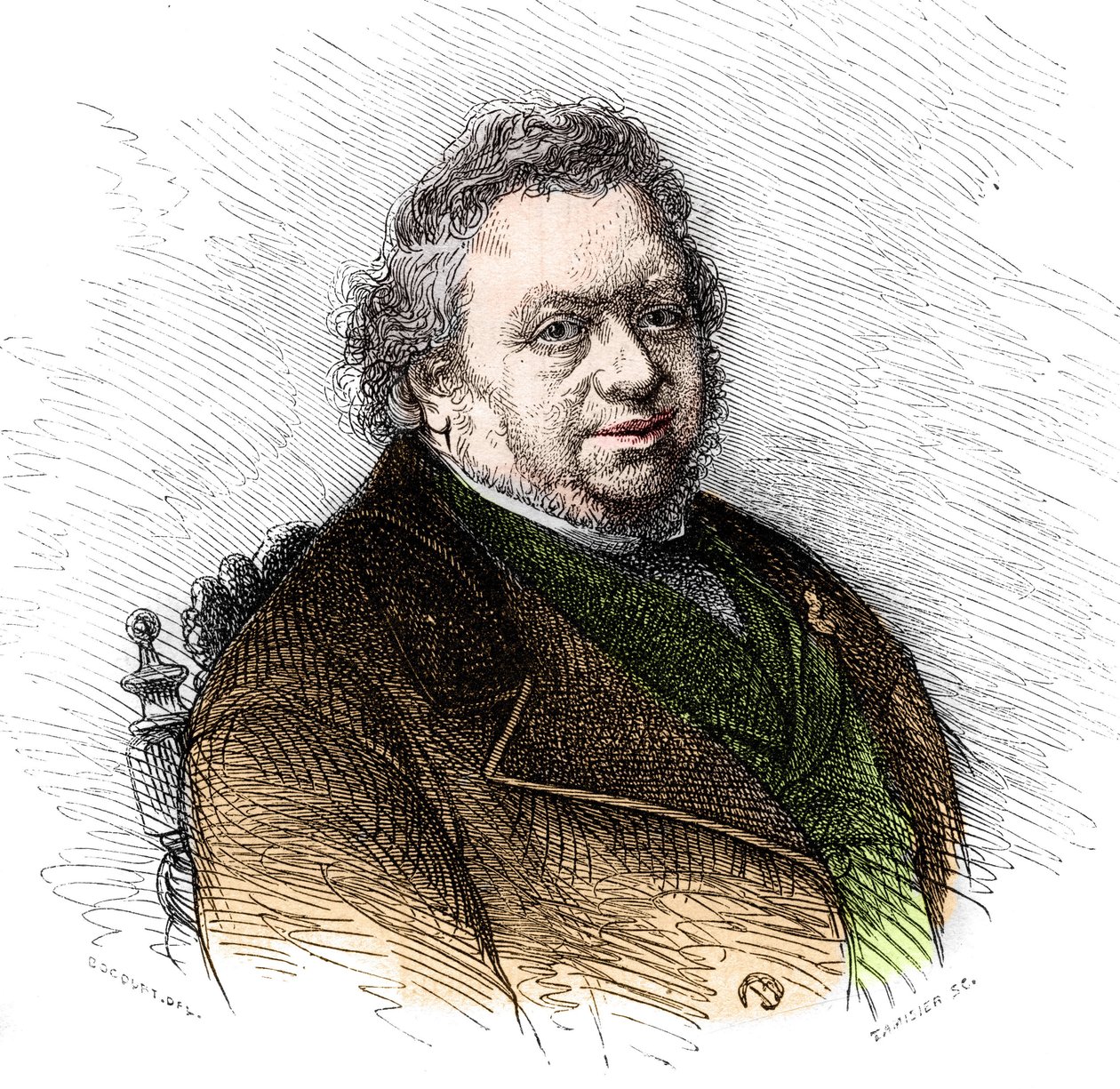 Saintine portréja (Xavier Boniface de Saintine alkotó: French School