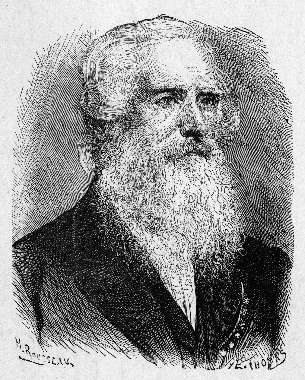 Samuel Morse (1791 - 1872) amerikai festő és fizikus portréja - a Tudományos Albumban; jeles tudósok; Nagy felfedezések””” 1896. alkotó: French School