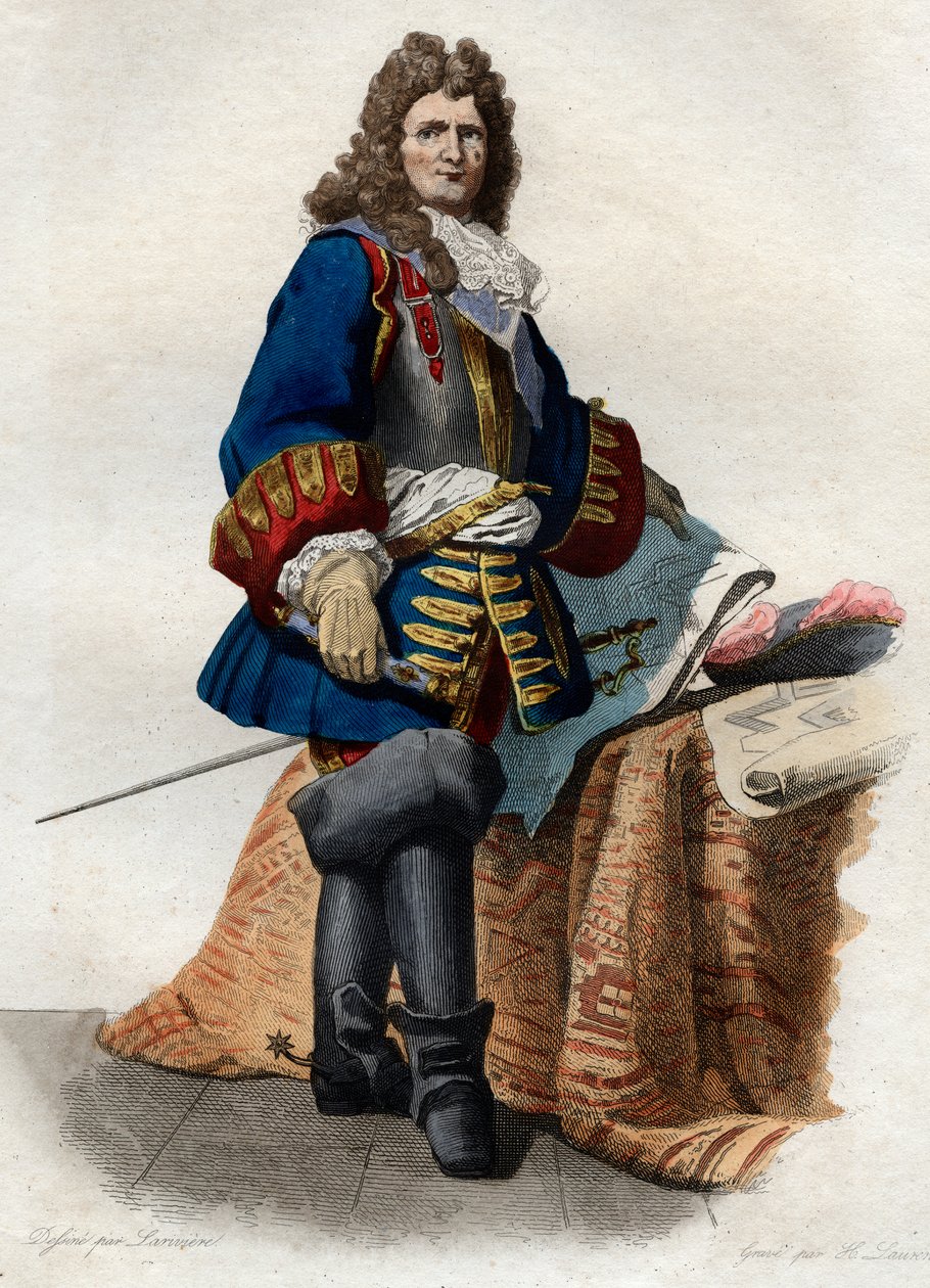 Sebastien le Prestre, de Vauban márki (1633-1707), francia marsall portréja. alkotó: French School