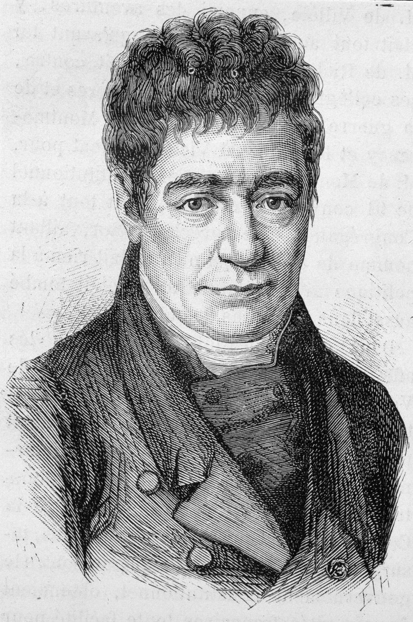Silvestre de Sacy portréja – Henri Martin „" Franciaország története" című könyvében alkotó: French School