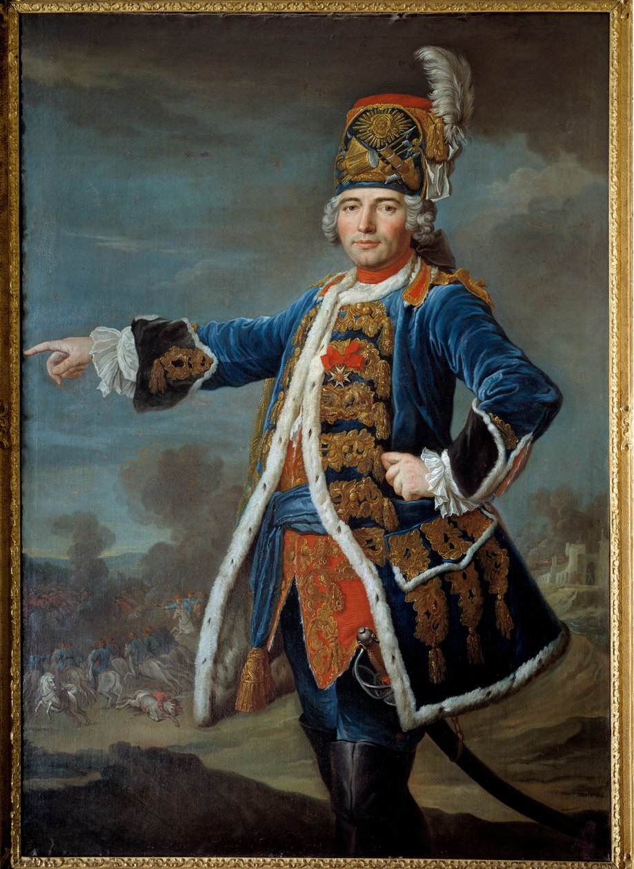 Simon Claude de Grassin de Glatigny (? -1776) portréja A francia iskola festménye. 1744 Párizs, Musee de l