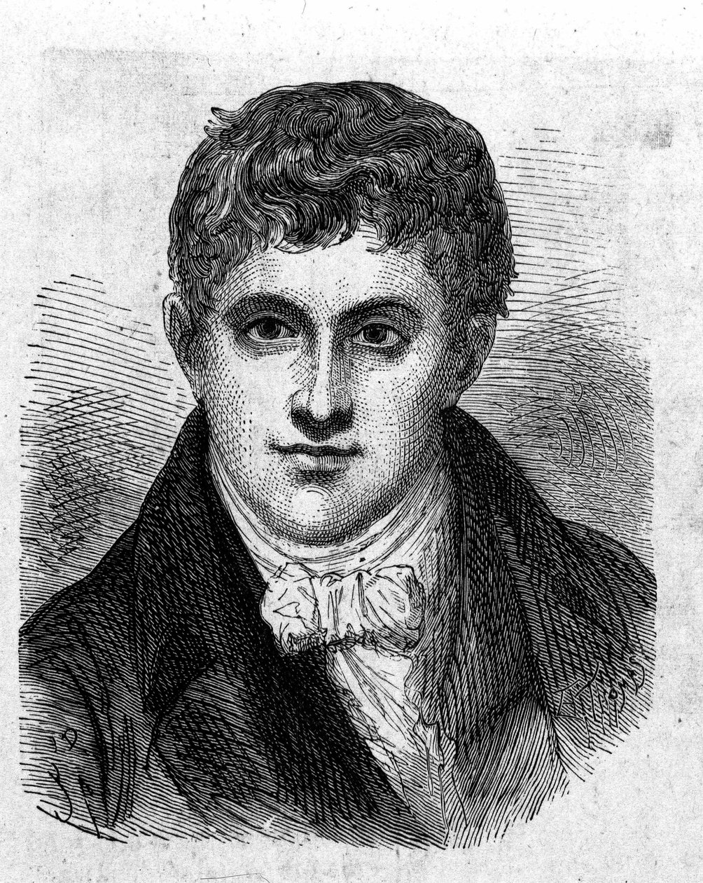 Sir Humphry Davy (1778 - 1829), brit kémikus és fizikus portréja a „” Album of Science-ben; jeles tudósok; Nagy felfedezések””” 1896. alkotó: French School