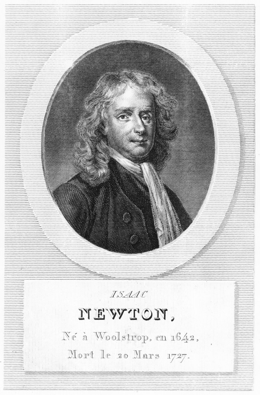 Sir Isaac Newton (1642-1727) portréja alkotó: French School