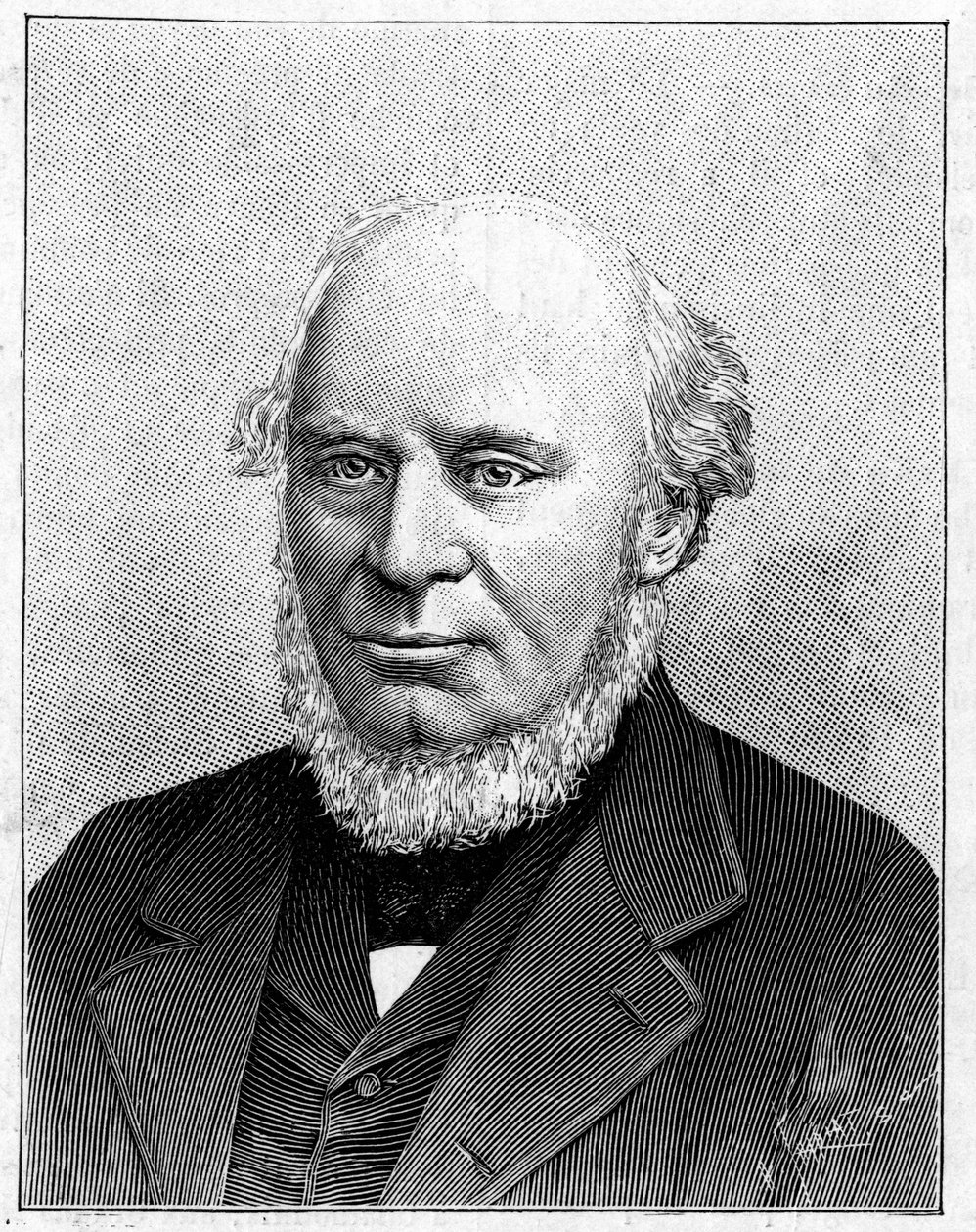 Sir John Fowler (1817-1898) angol mérnök portréja. alkotó: French School