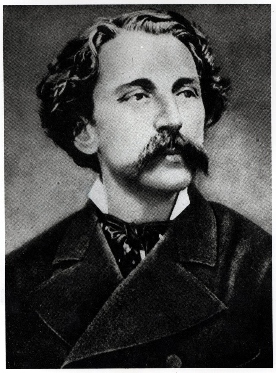 Stephane Mallarme (1842-98) portréja, 1873 körül alkotó: French School