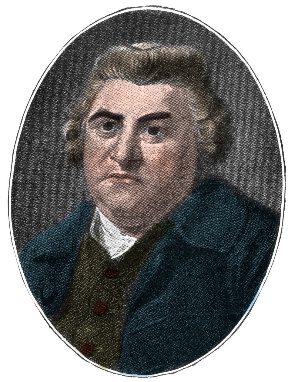 Thomas Warton (1728-1790) angol irodalomtörténész, kritikus és költő portréja. 19. század. alkotó: French School