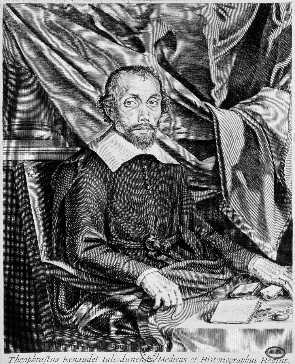 Portrait of Théophraste Renaudot alkotó: French School