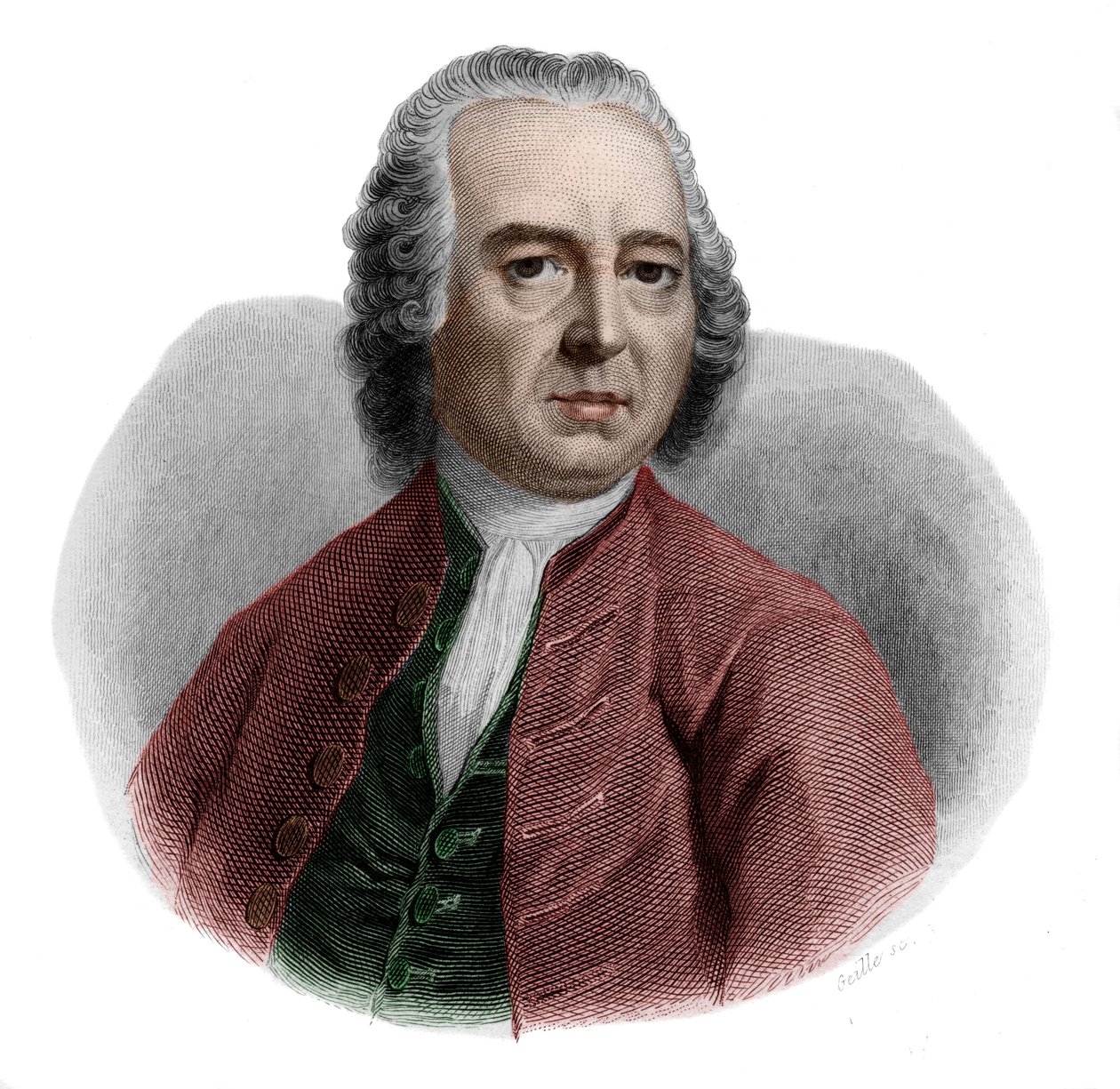 Valentin Jamerey-Duval (1695-1775) francia könyvtáros és titkár portréja. alkotó: French School