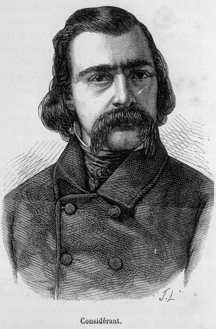 Victor Recital (1808-1893) francia filozófus és közgazdász portréja – Henri Martin „L