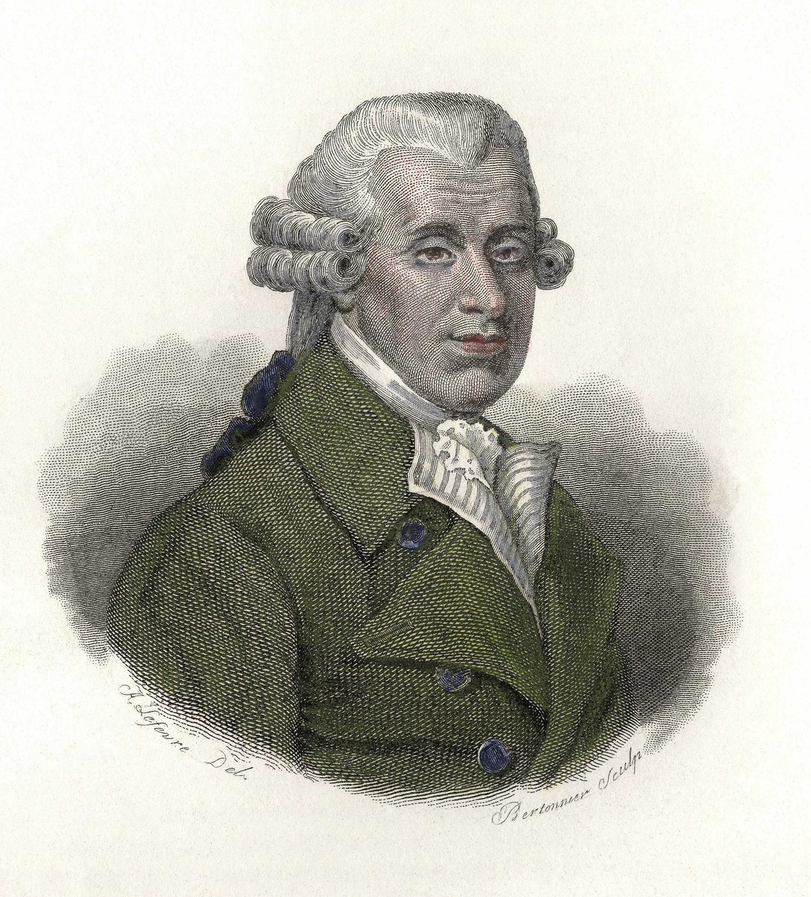 William Hawes (1736-1808) angol orvos portréja. A „” Hasznos férfiak portréiban”” alkotó: French School