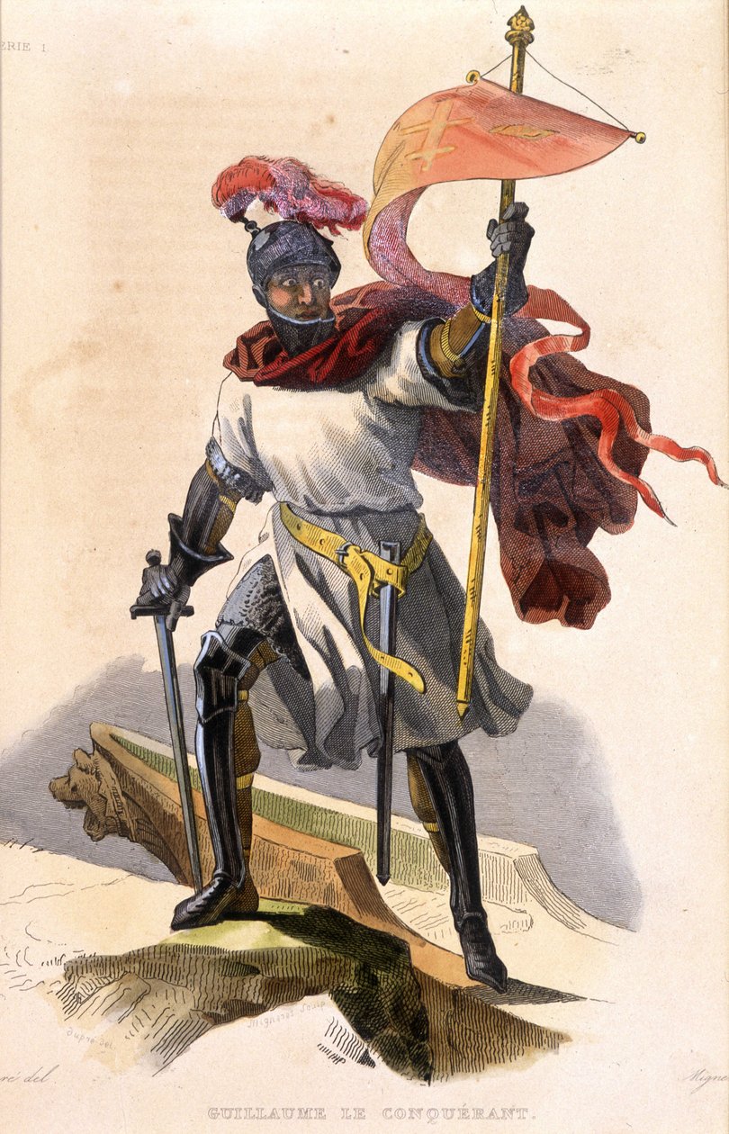 Hódító Vilmos portréja – a „Le Plutarque francais”-ban”, szerk. Mennechet alkotó: French School