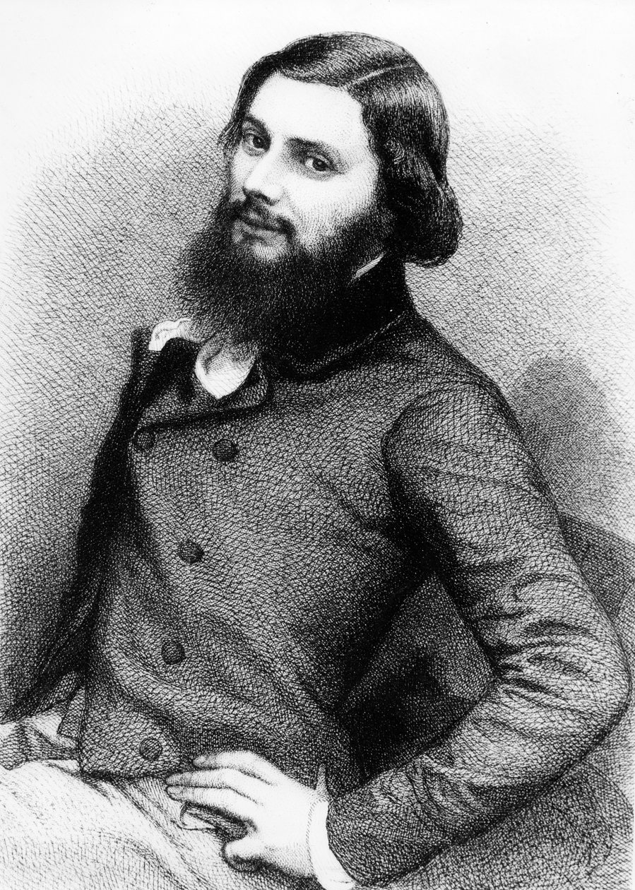 Egy fiatal Gustave Courbet portréja, 1840 körül alkotó: French School