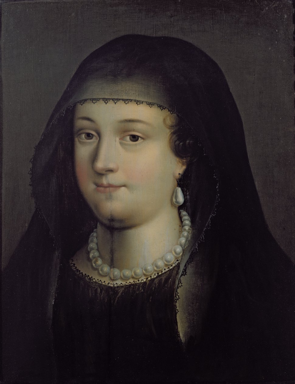 Egy lány portréja, feltehetően Mária skót királynő (1542-87) alkotó: French School