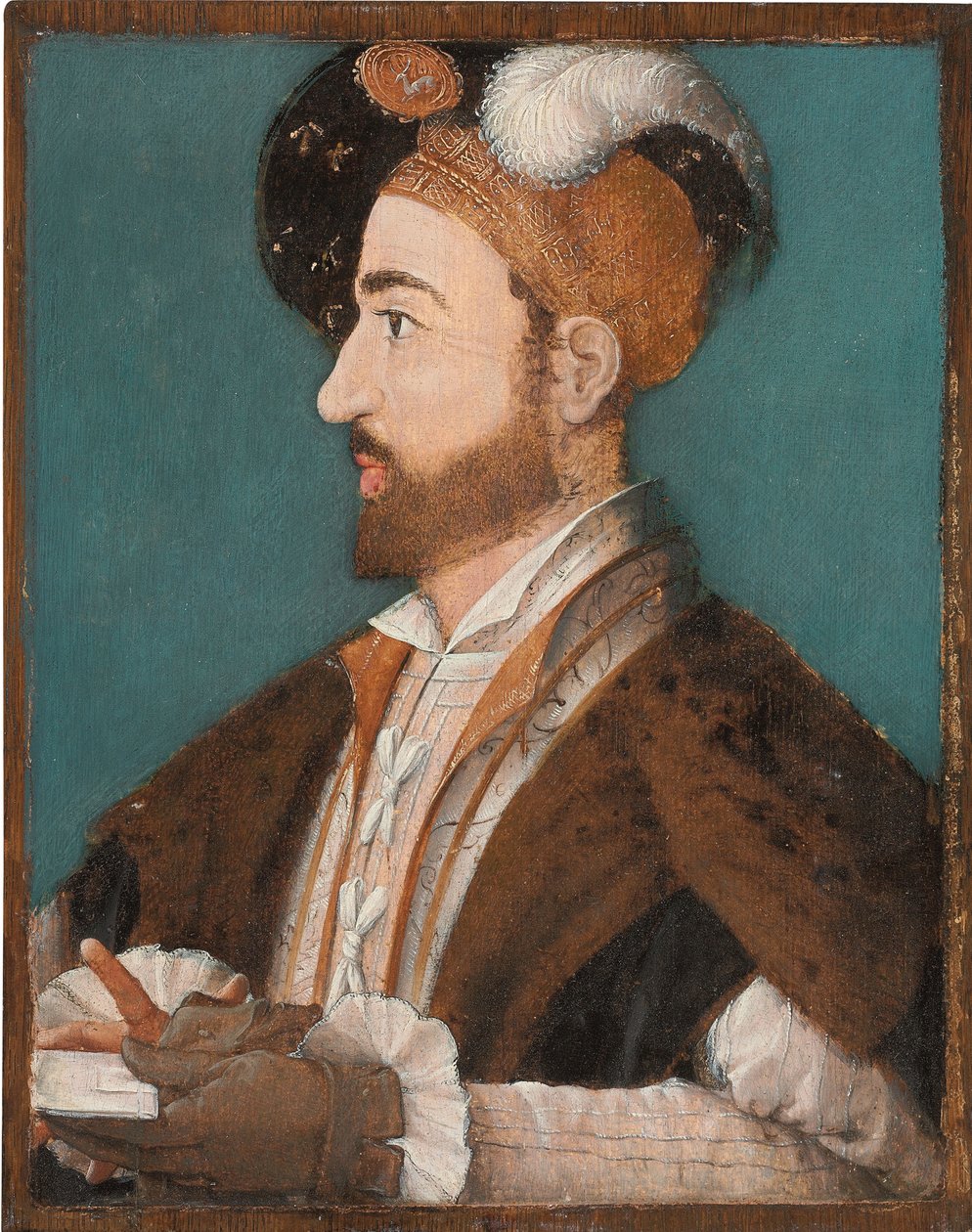 Egy nemes portréja, akit hagyományosan I. Fülöpként, Kasztília királyaként azonosítanak, 1630 körül alkotó: French School