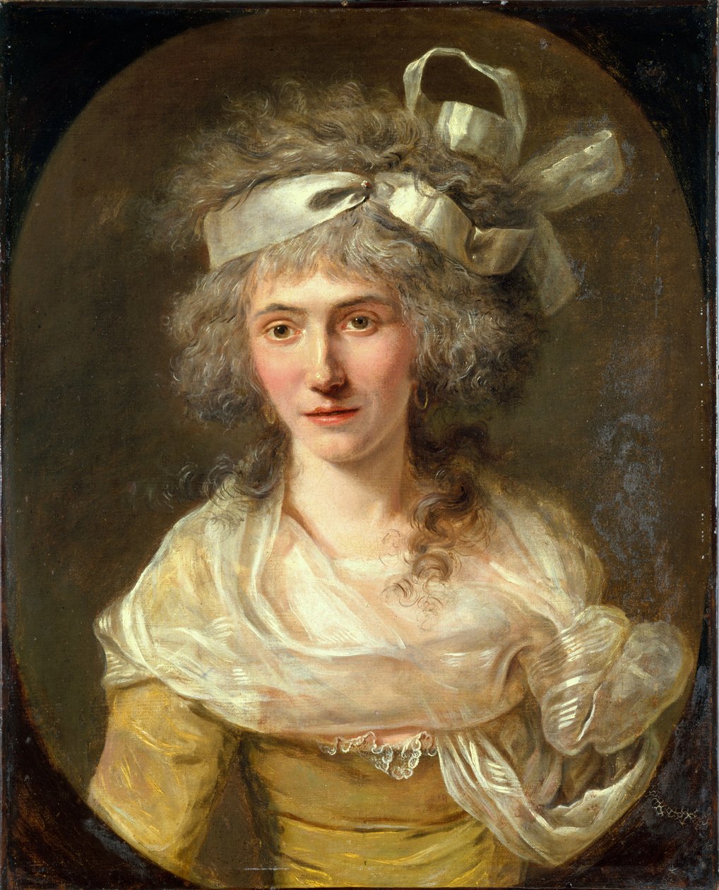 Portrait of a woman, c.1785 (oil on canvas) alkotó: French School