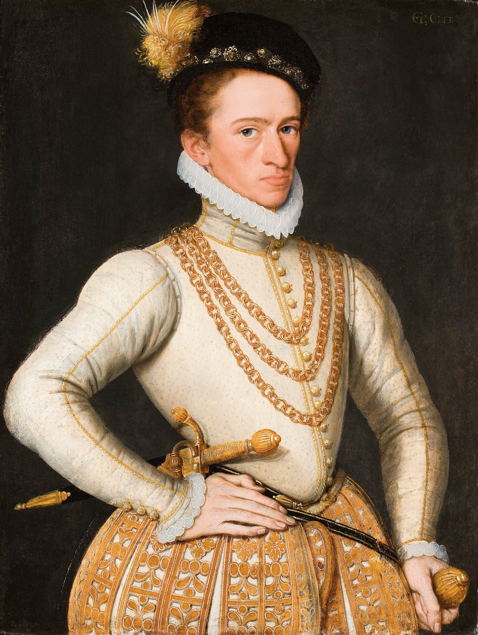 Egy ismeretlen francia nemes portréja, 1560-9 alkotó: French School
