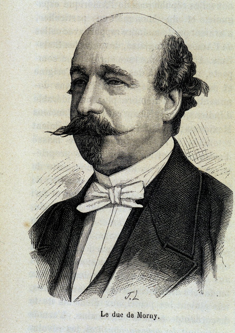 Morny hercegének portréja. alkotó: French School