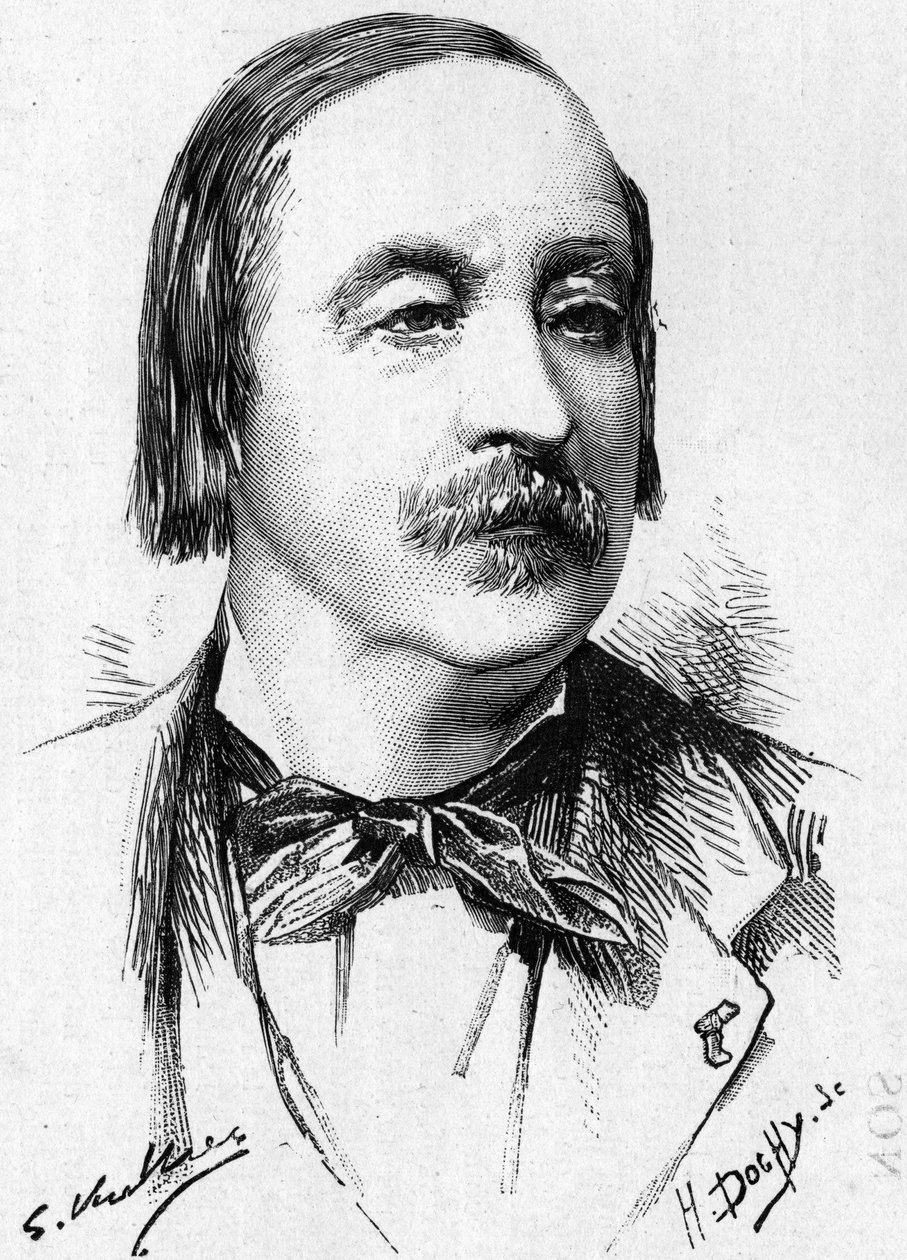 Monsieur Felix Le Couppey (1811-1887) tisztelt francia szolfézs professzor portréja. alkotó: French School