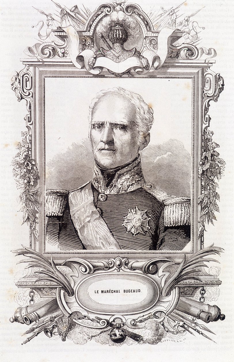 Thomas Robert Bugeaud francia marsall portréja (1784-1849) alkotó: French School