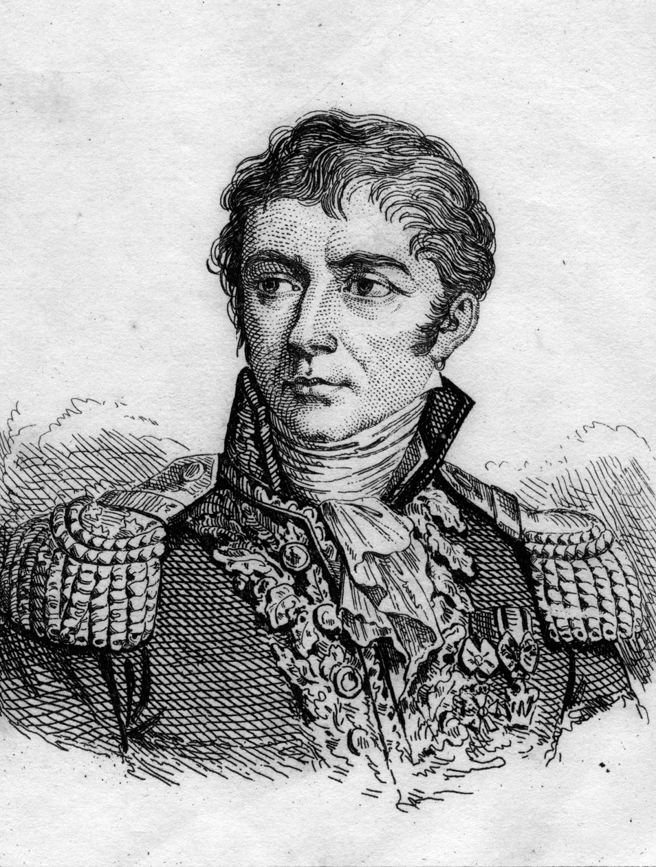 Honore Vial francia tábornok portréja. (1776-1813).A XIX. századi metszet. ©lee/leemage alkotó: French School