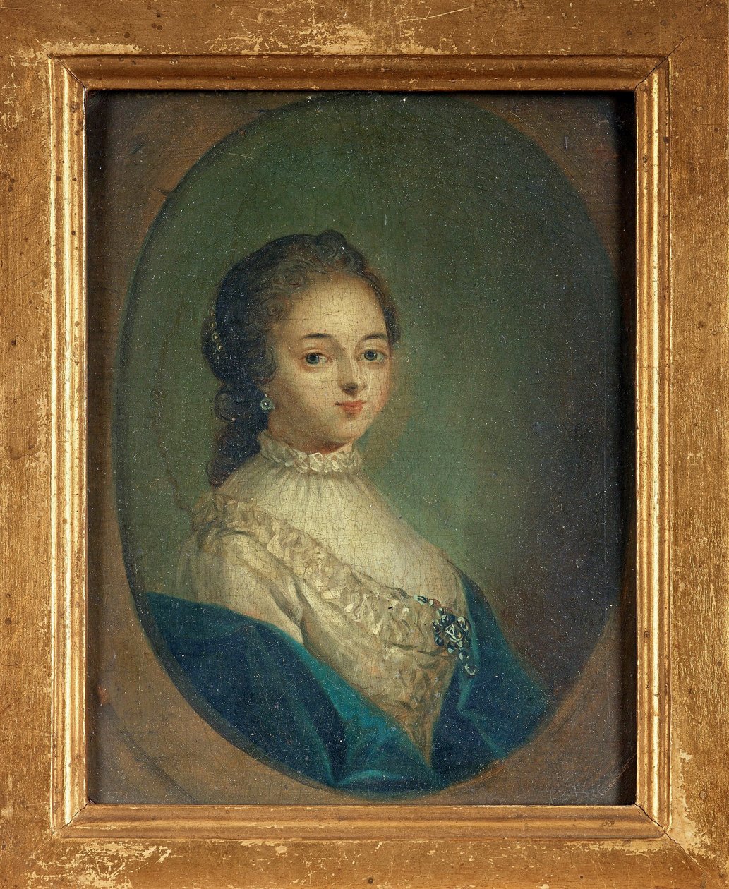 Madeleine de Scudery írónő portréja alkotó: French School