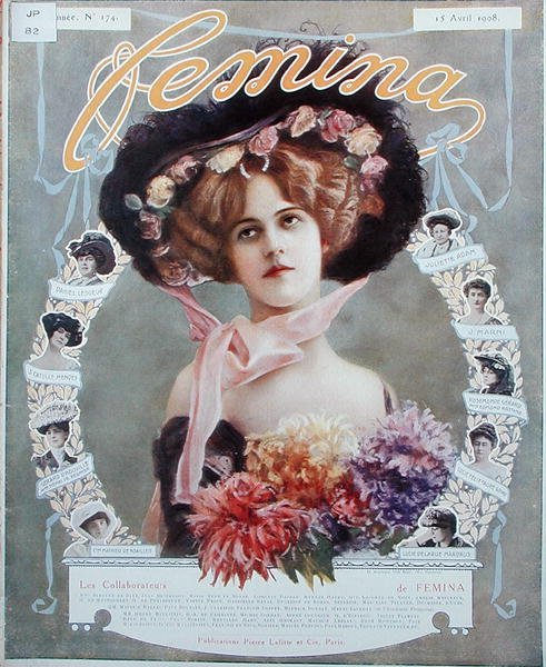 Női írók portréi, a "Femina"-ból alkotó: French School