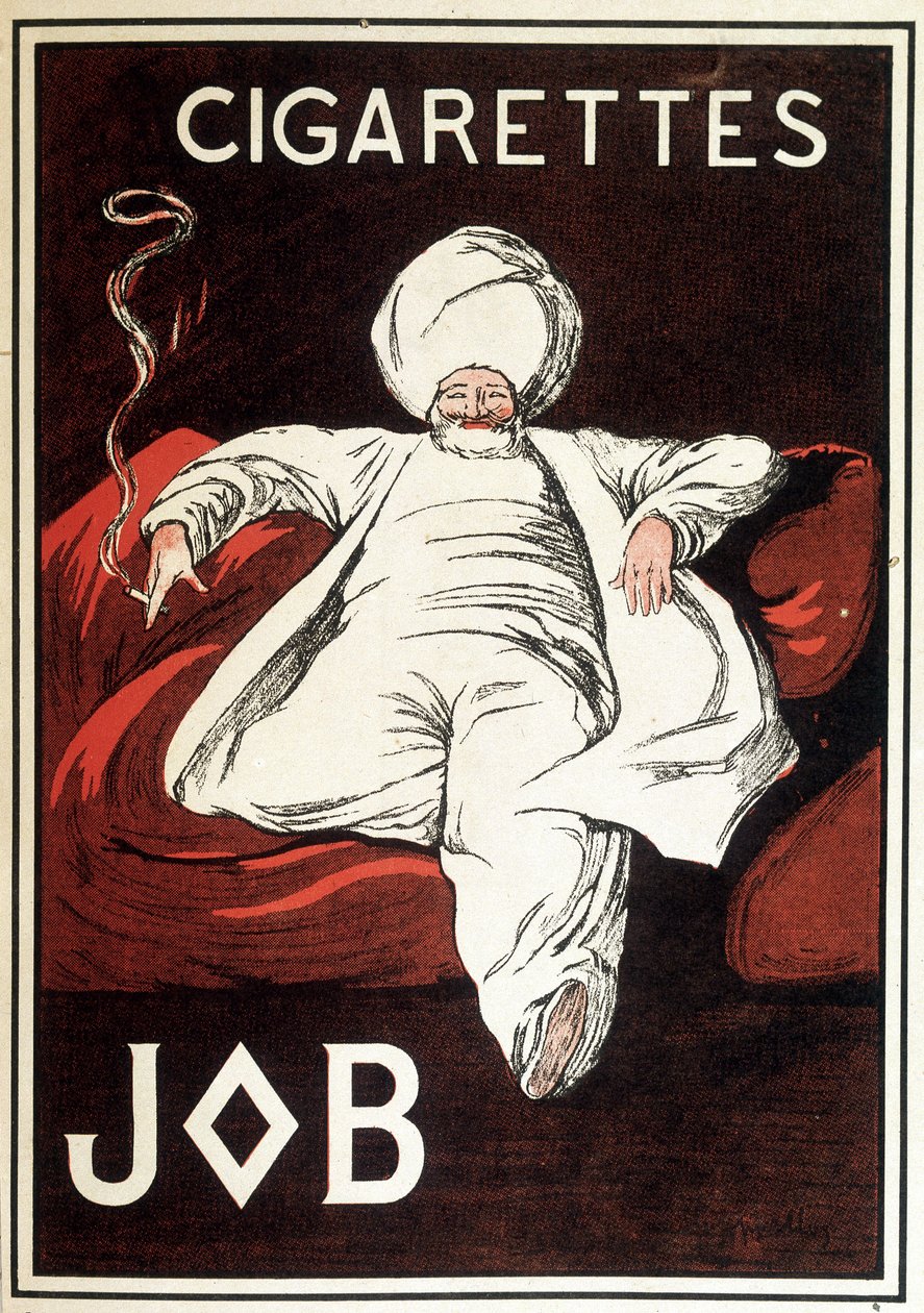 Plakát a "Cigarettes Job"-hoz alkotó: French School