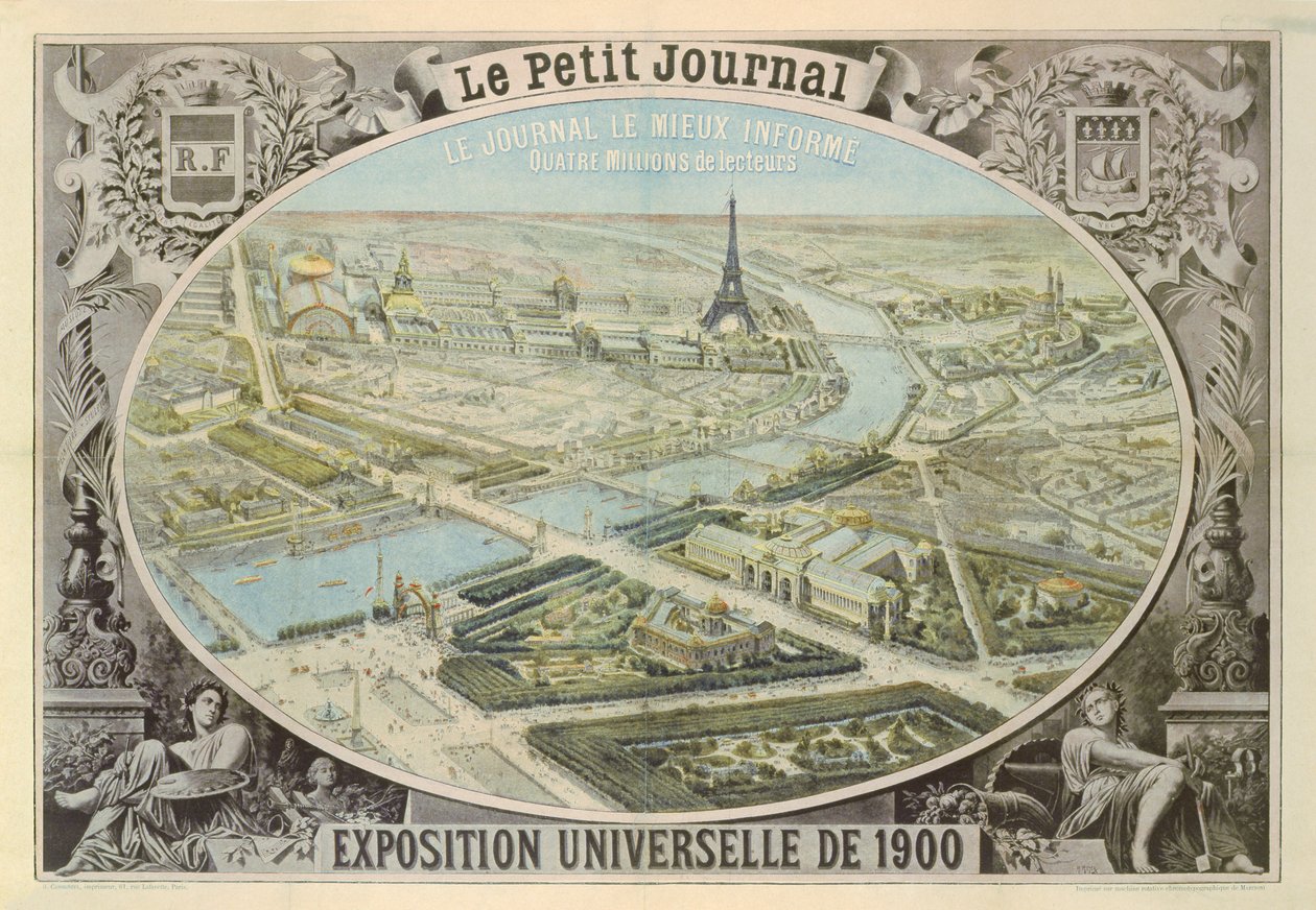 A Le Petit Journal által kiadott plakát a párizsi Exposition Universelle reklámozására, 1900 alkotó: French School