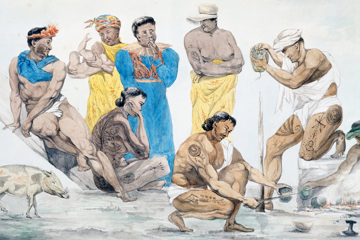 Ételek készítése Tahitin, május 20 alkotó: French School