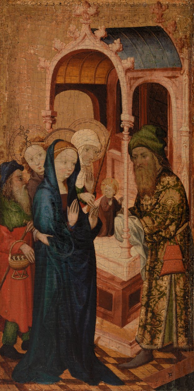 Krisztus bemutatása a templomban, 1400 alkotó: French School