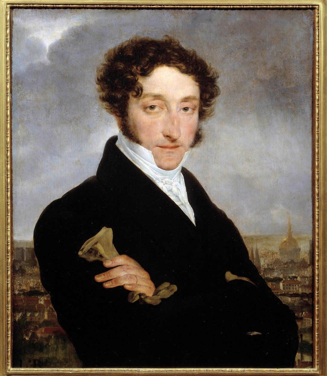 A levelek emberének, Charles Nodiernek feltételezhető portréja alkotó: French School