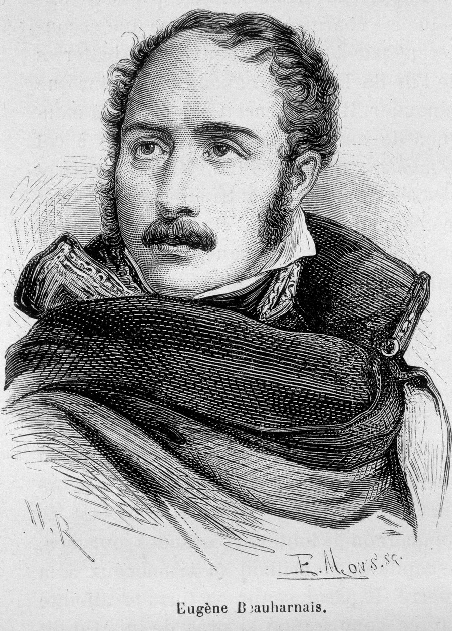 Eugene Rose de Beauharnais herceg (1781-1824, Alexandre de Beauharnais és Josephine fia) - Henri Martin „L’Histoire de France” című művében alkotó: French School