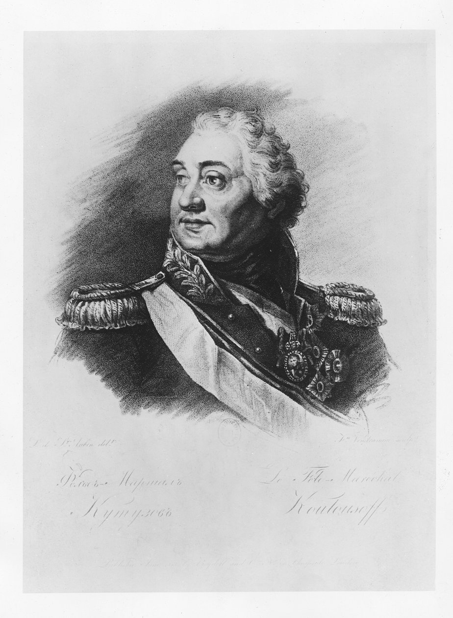 Mihail Illarionovics Goleniscsev-Kutuzov herceg (litho) alkotó: French School