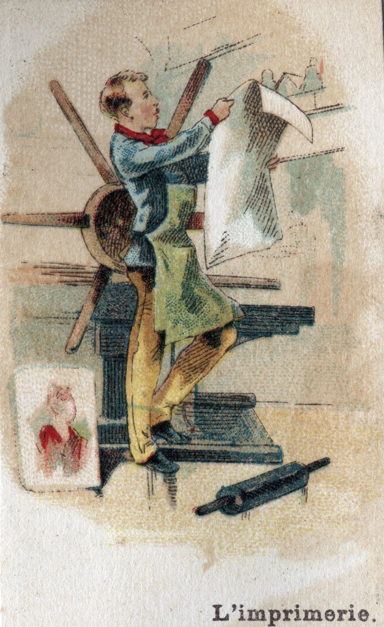 Nyomdai munkák a 19. század végén. A XX. század eleji kromotográfia. alkotó: French School