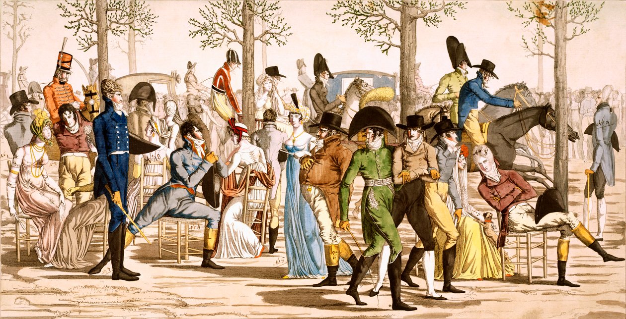 Longchamps-i sétány, 1802 alkotó: French School