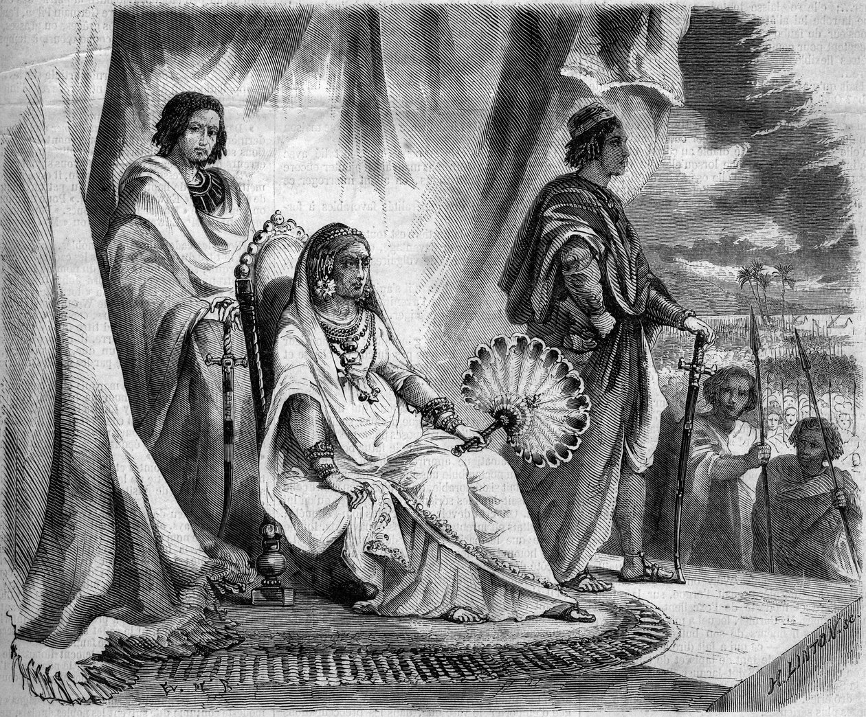 I. Ranavalo Manjaka királynő (Ranavalona alkotó: French School