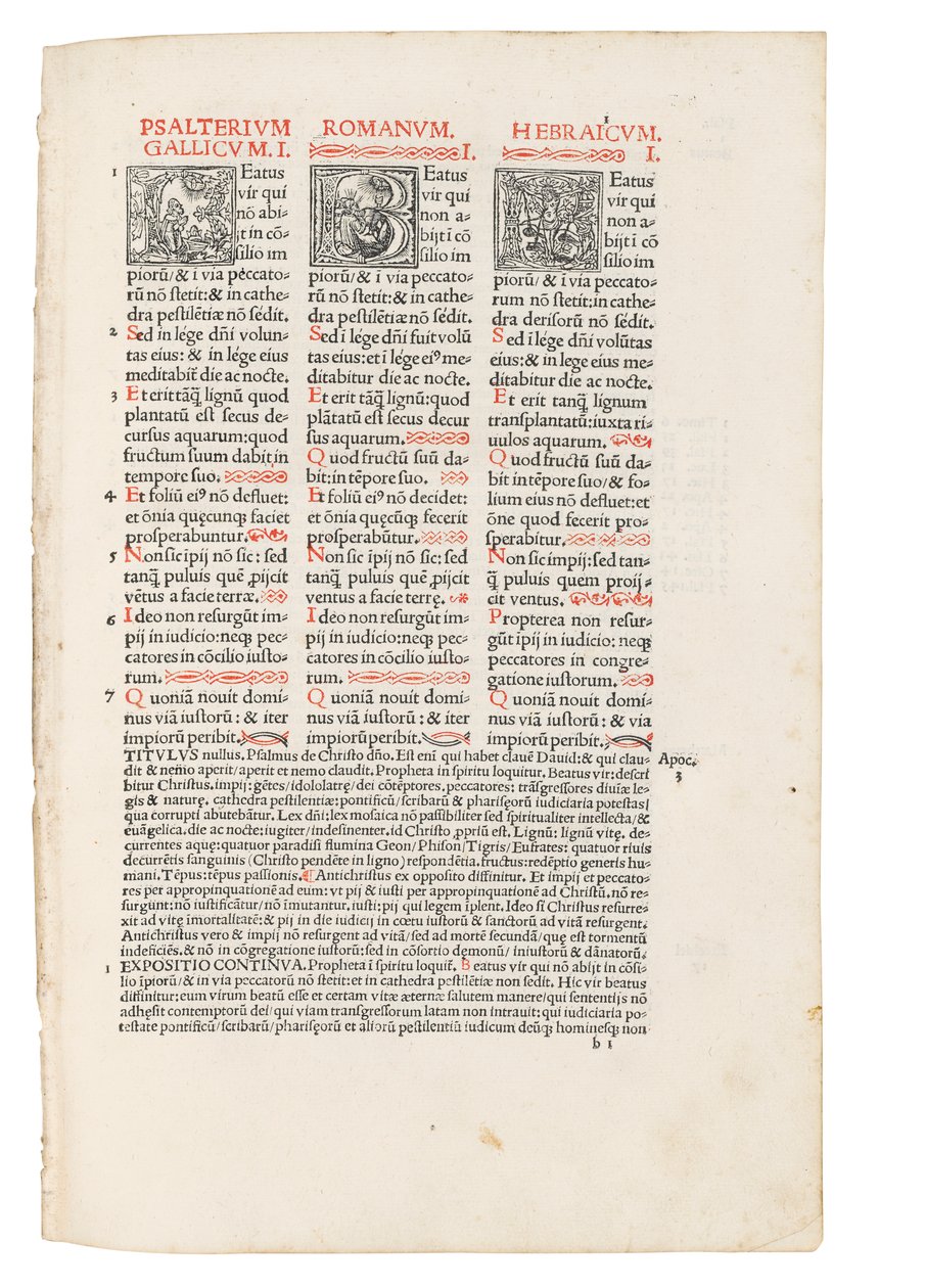 Quincuplex Psalterium, szerkesztette: Jacques Le Fèvre d